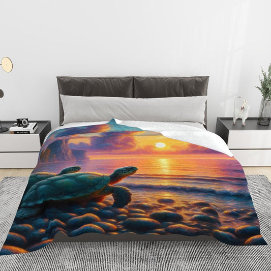 280 GSM Multi - Size Flannel Throw Blanket (Horizontal) - Gregg Acini Adoree Designs - Blanket