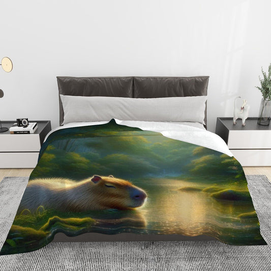 280 GSM Multi - Size Flannel Throw Blanket (Horizontal) - Gregg Acini Adoree Designs - Blanket