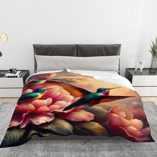 280 GSM Multi - Size Flannel Throw Blanket (Horizontal) - Gregg Acini Adoree Designs - Blanket