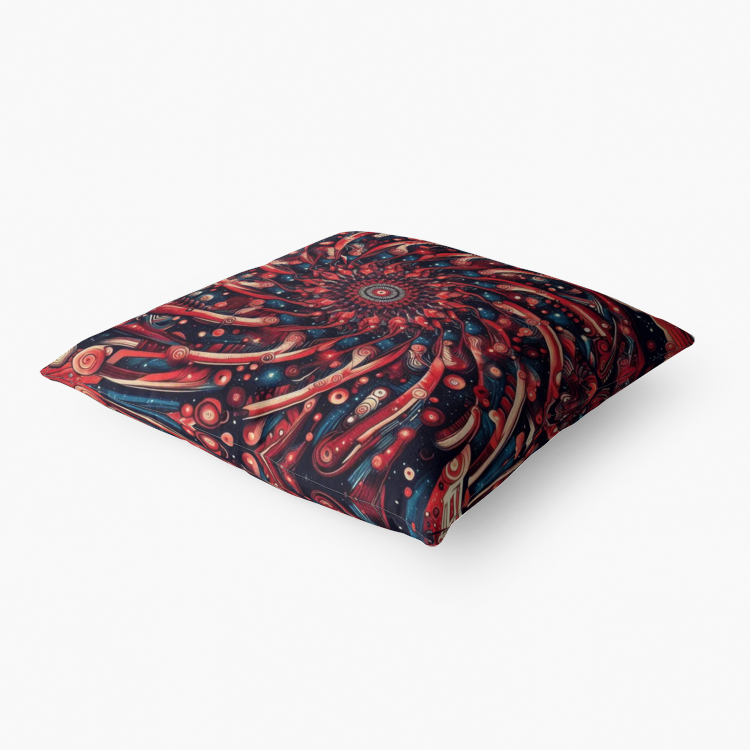 Galactic Sunflower Home Goods Premium Hypoallergenic Throw Pillow