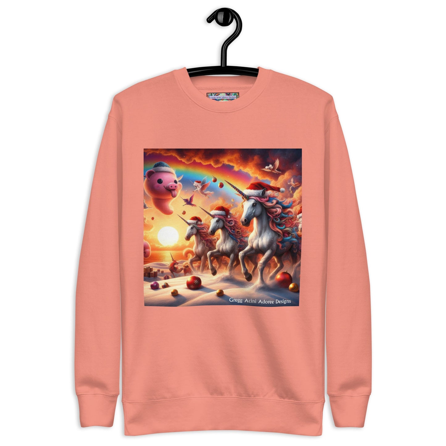 A Season's Greetings Unisex Premium Sweatshirt by Gregg Acini Adoree Designs - Gregg Acini Adoree Designs - Sweatshirt