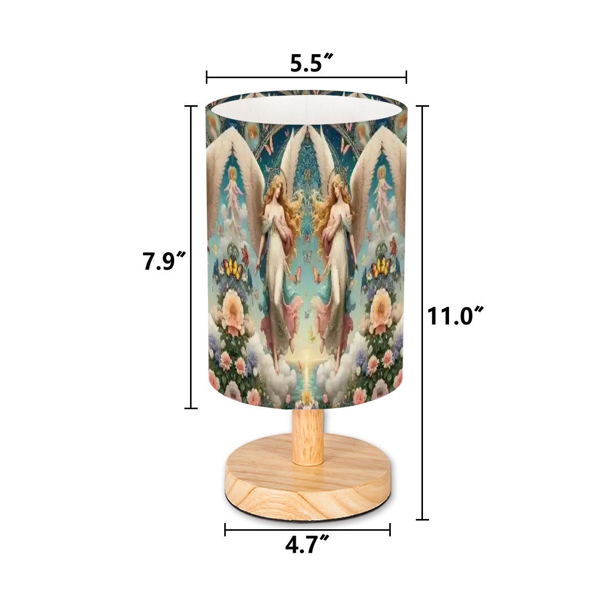 Angels 1 Cylindrical Table Lamp - Gregg Acini Adoree Designs - Lamp