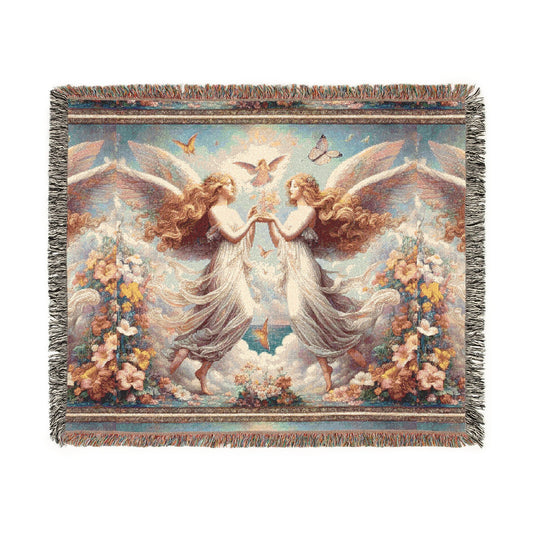 Angels 2 Woven Blanket - Cozy Home Décor - Gregg Acini Adoree Designs - Home Decor