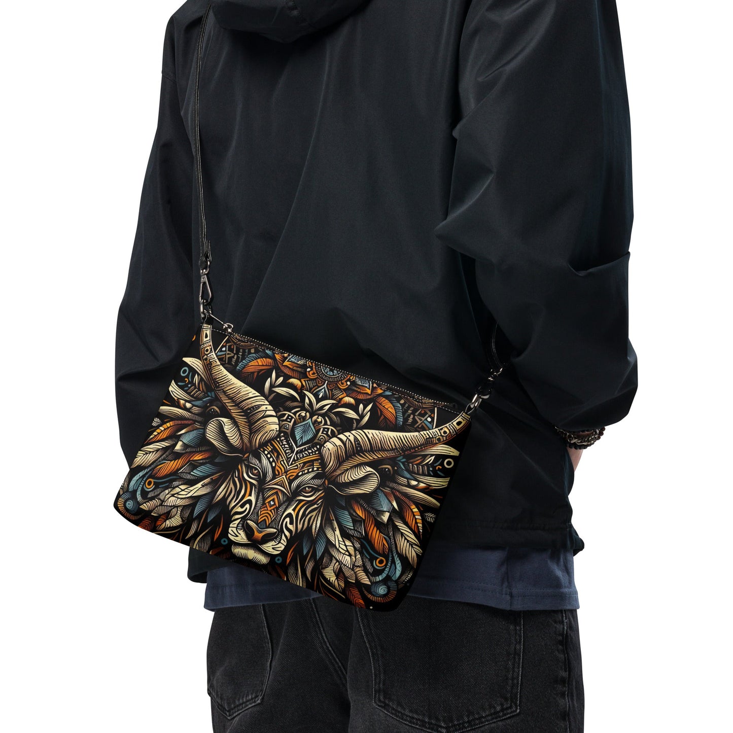 Bae Crossbody bag - Unique Unusual Animal Face - Gregg Acini Adoree Designs - Handbag