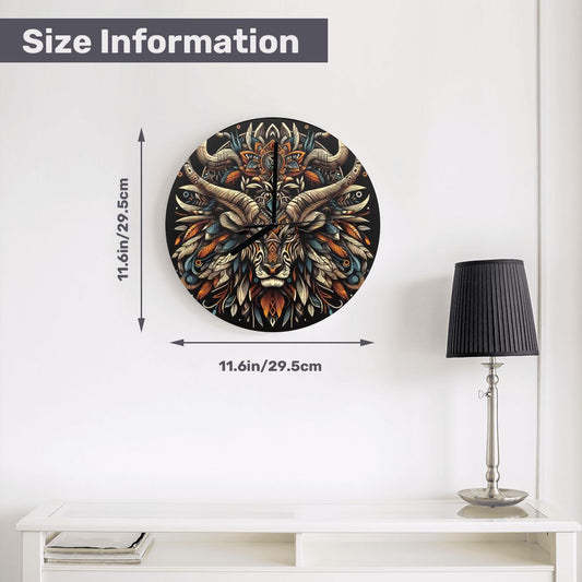 Bae MDF Wall Clock (Made in USA) - Gregg Acini Adoree Designs - Wall Clock