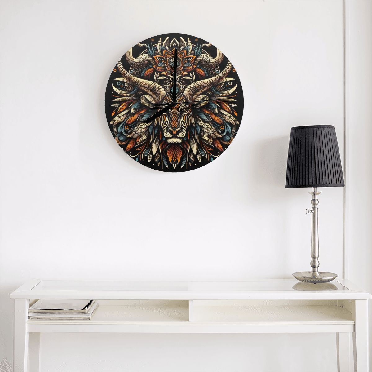 Bae MDF Wall Clock (Made in USA) - Gregg Acini Adoree Designs - Wall Clock