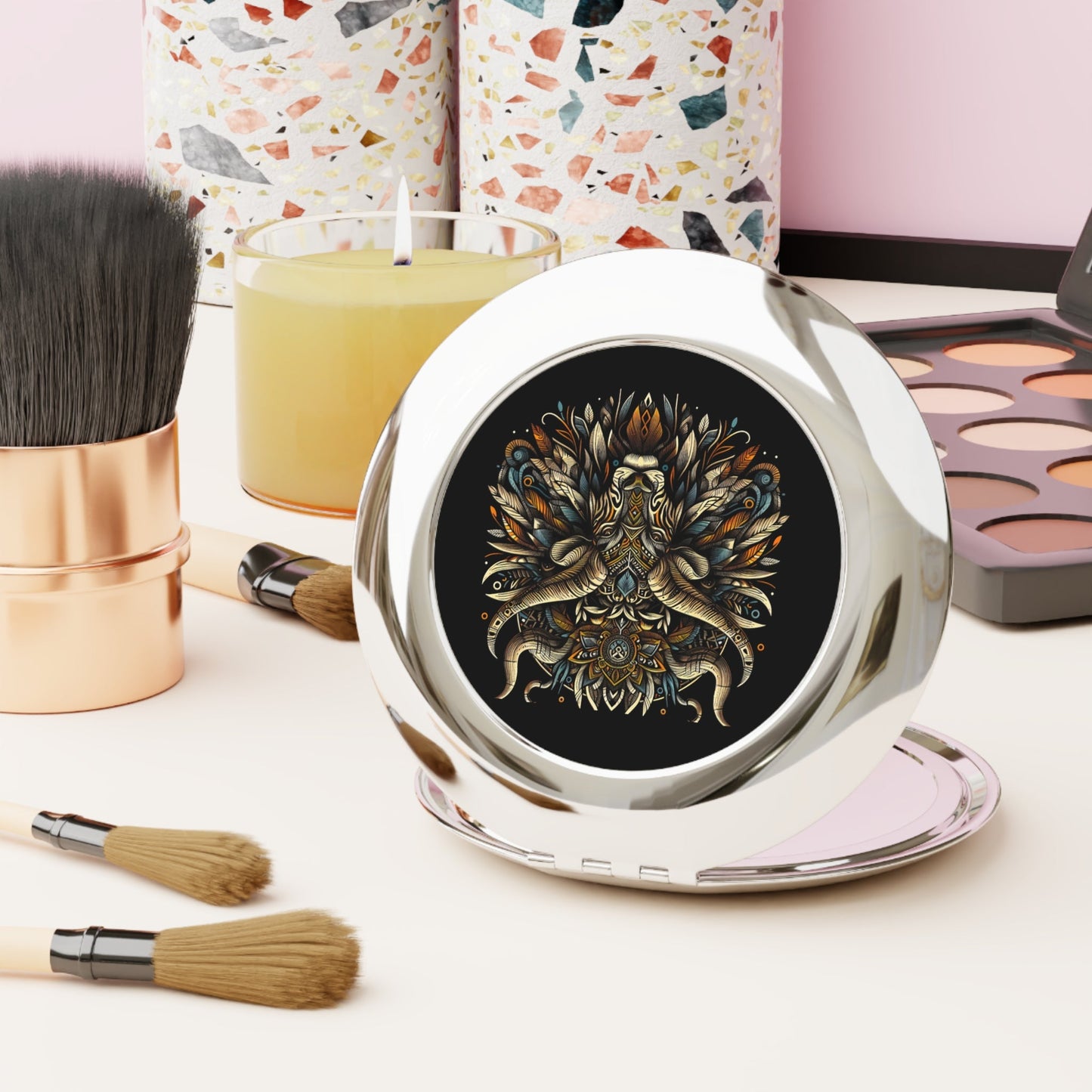 Bae Vintage Travel Mirror - Gregg Acini Adoree Designs - Accessories