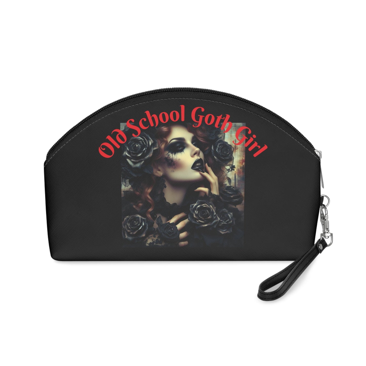 Black Roses Makeup Bag – Cosmetic Pouch - Gregg Acini Adoree Designs - Bags