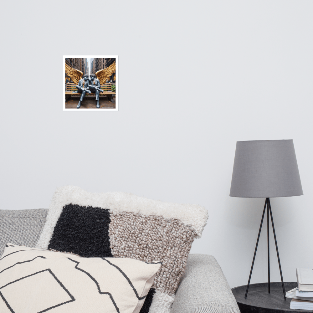 Business Angels Photo paper poster - Gregg Acini Adoree Designs - Art