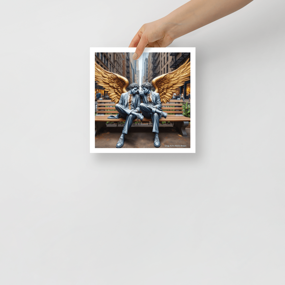 Business Angels Photo paper poster - Gregg Acini Adoree Designs - Art