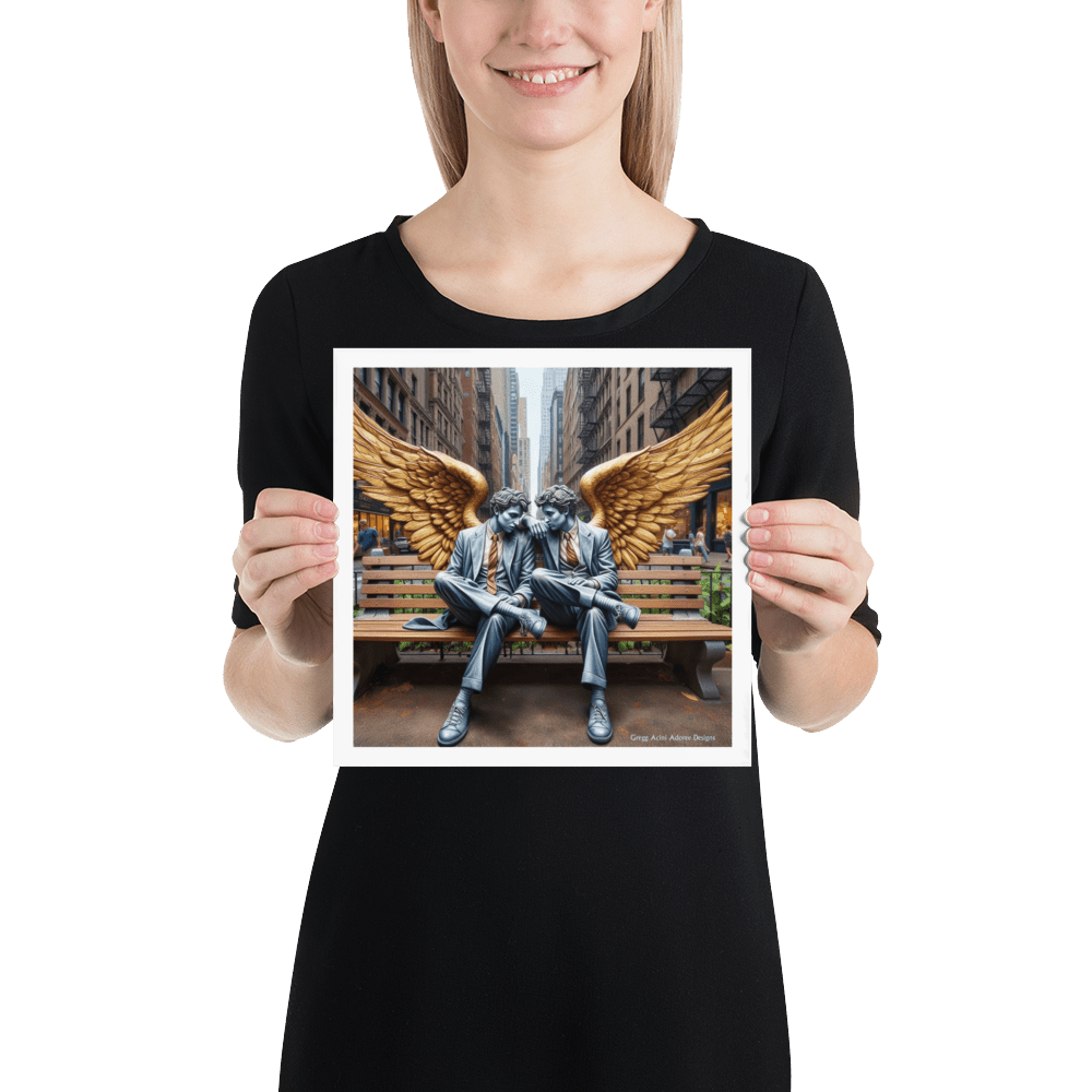 Business Angels Photo paper poster - Gregg Acini Adoree Designs - Art