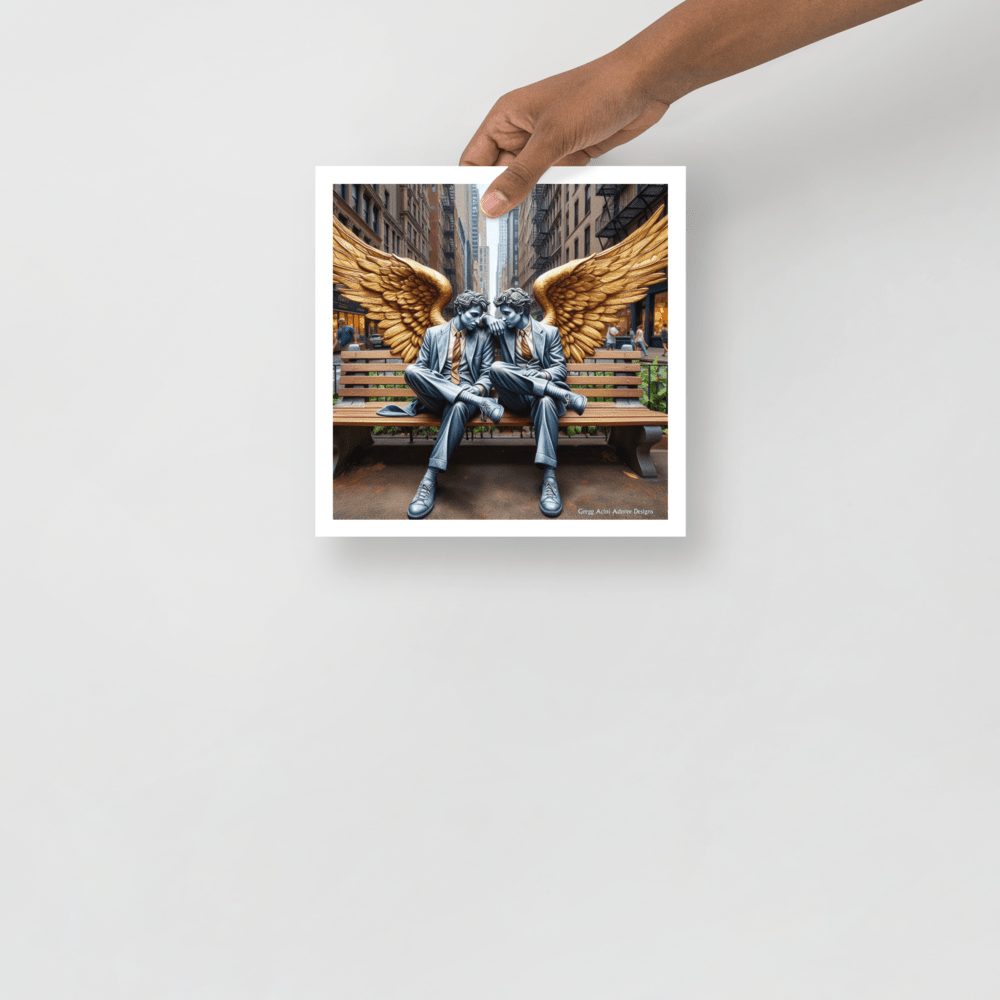 Business Angels Photo paper poster - Gregg Acini Adoree Designs - Art