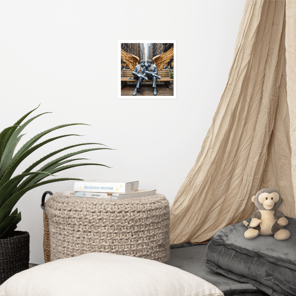 Business Angels Photo paper poster - Gregg Acini Adoree Designs - Art