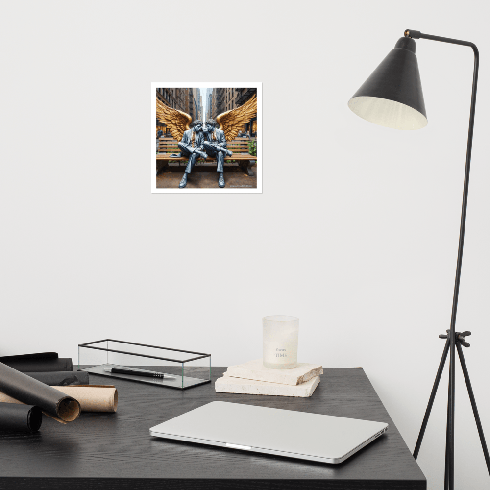 Business Angels Photo paper poster - Gregg Acini Adoree Designs - Art