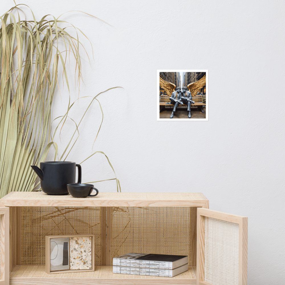 Business Angels Photo paper poster - Gregg Acini Adoree Designs - Art