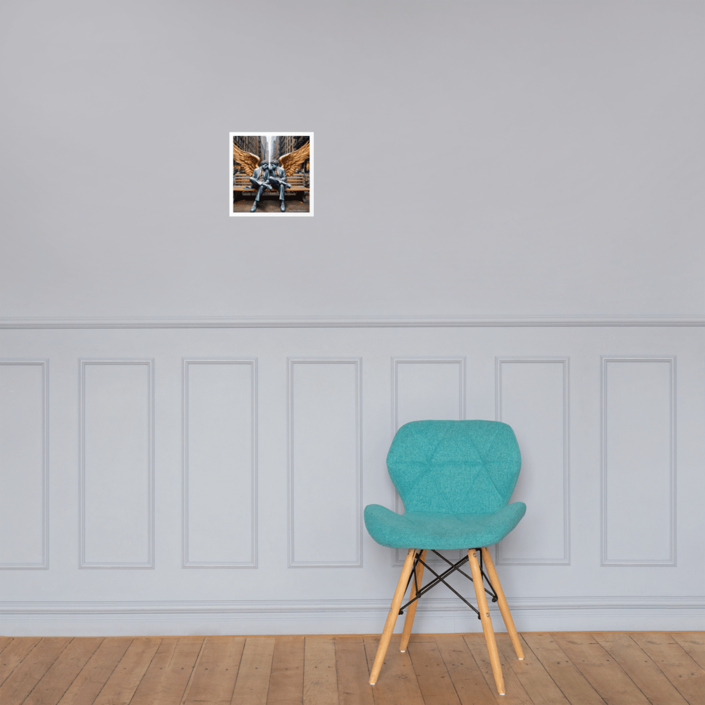 Business Angels Photo paper poster - Gregg Acini Adoree Designs - Art