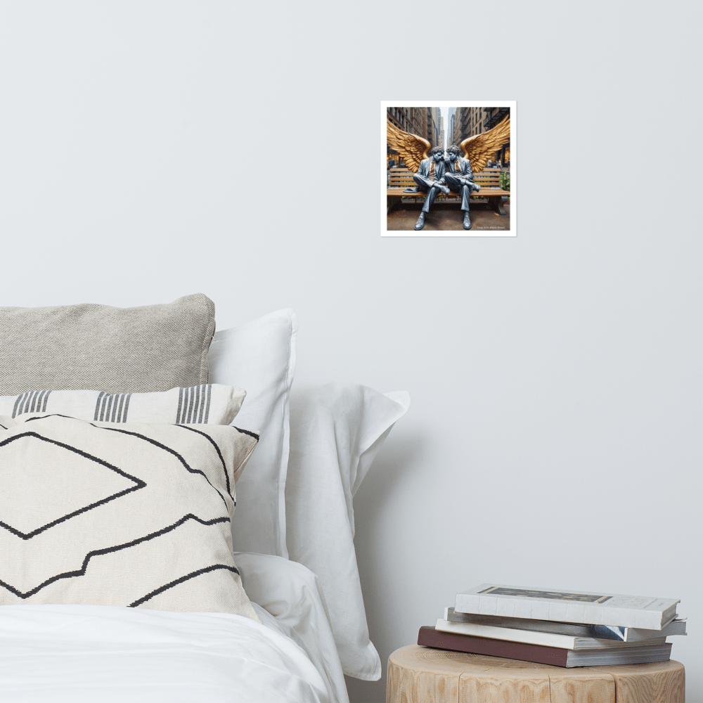 Business Angels Photo paper poster - Gregg Acini Adoree Designs - Art