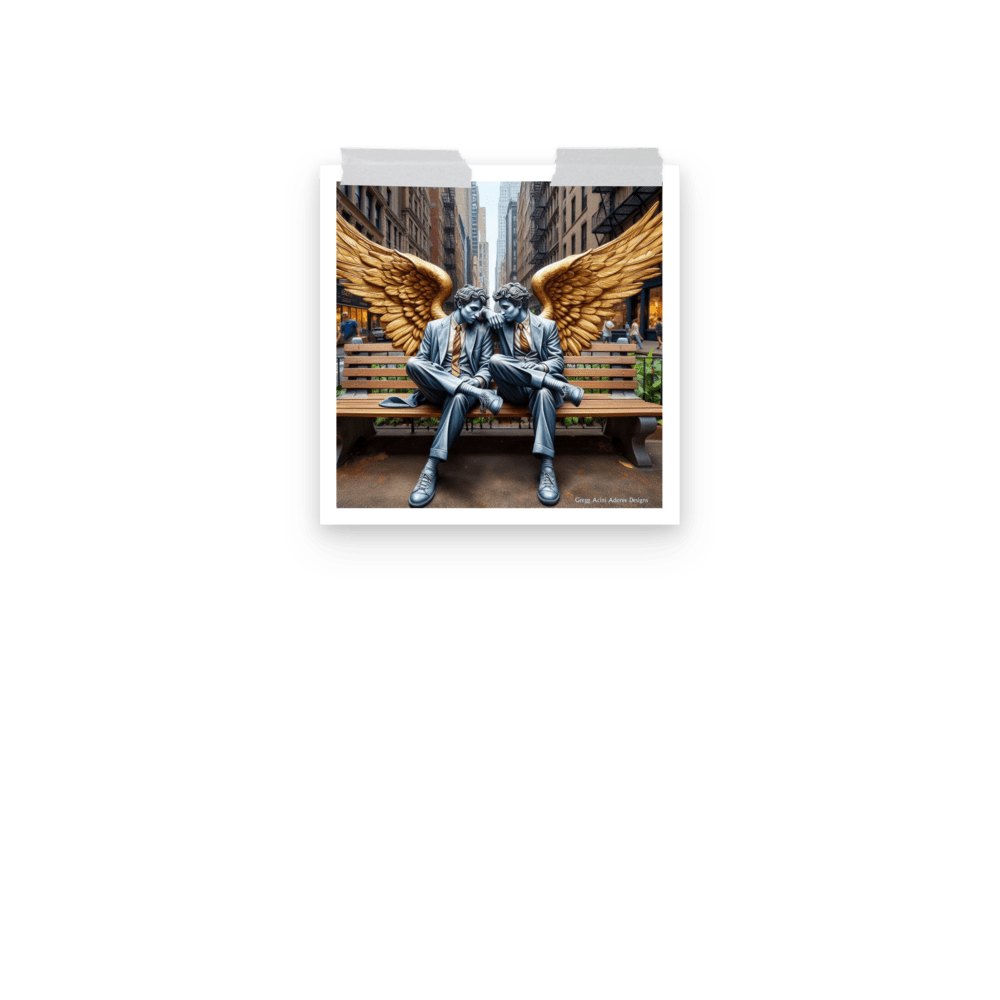 Business Angels Photo paper poster - Gregg Acini Adoree Designs - Art