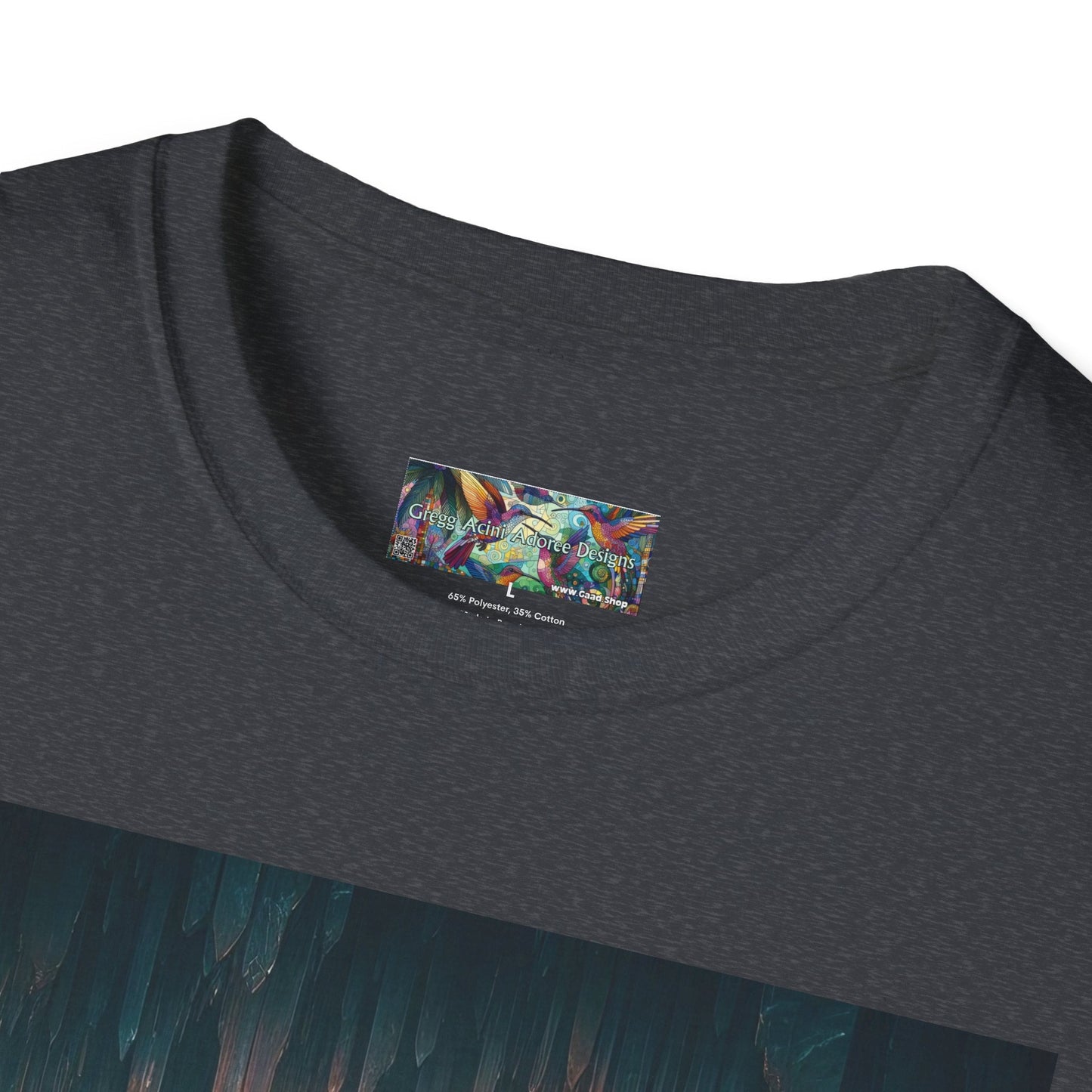 Cave Bats Unisex Softstyle T-Shirt - Soft & Stylish Graphic Tee - Gregg Acini Adoree Designs - T-Shirt
