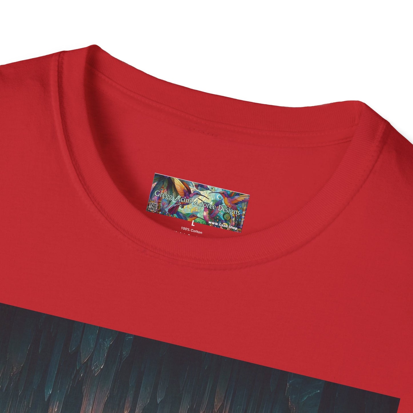 Cave Bats Unisex Softstyle T-Shirt - Soft & Stylish Graphic Tee - Gregg Acini Adoree Designs - T-Shirt