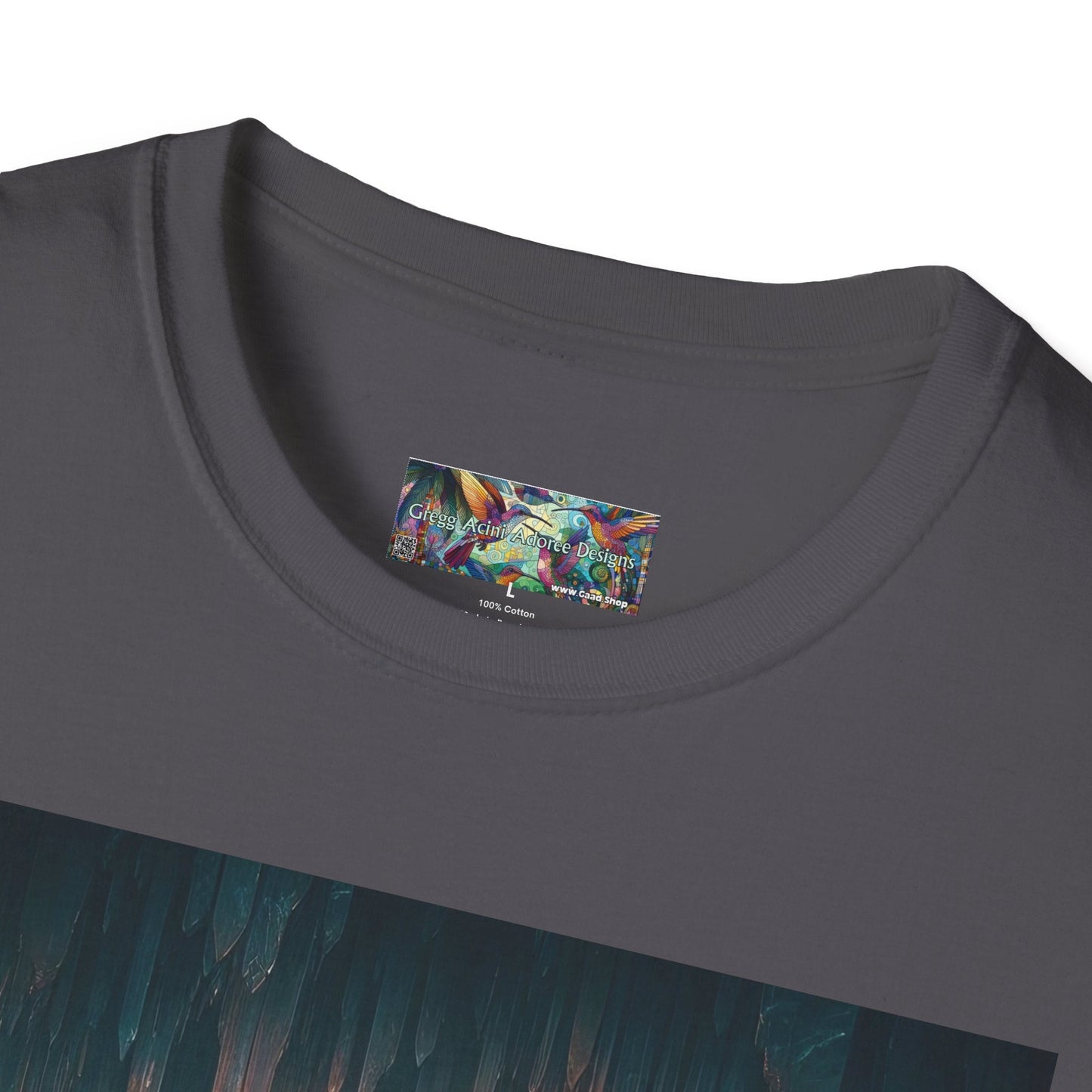 Cave Bats Unisex Softstyle T-Shirt - Soft & Stylish Graphic Tee - Gregg Acini Adoree Designs - T-Shirt