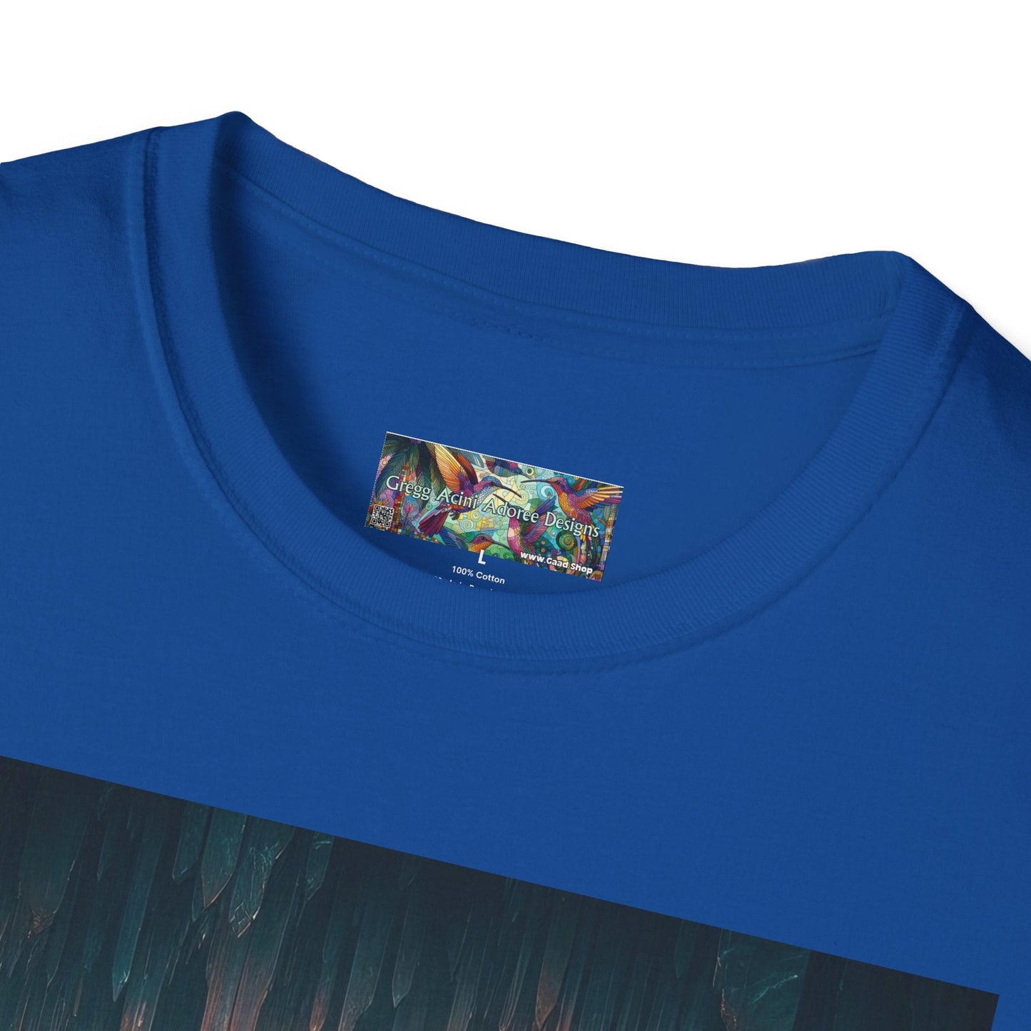 Cave Bats Unisex Softstyle T-Shirt - Soft & Stylish Graphic Tee - Gregg Acini Adoree Designs - T-Shirt