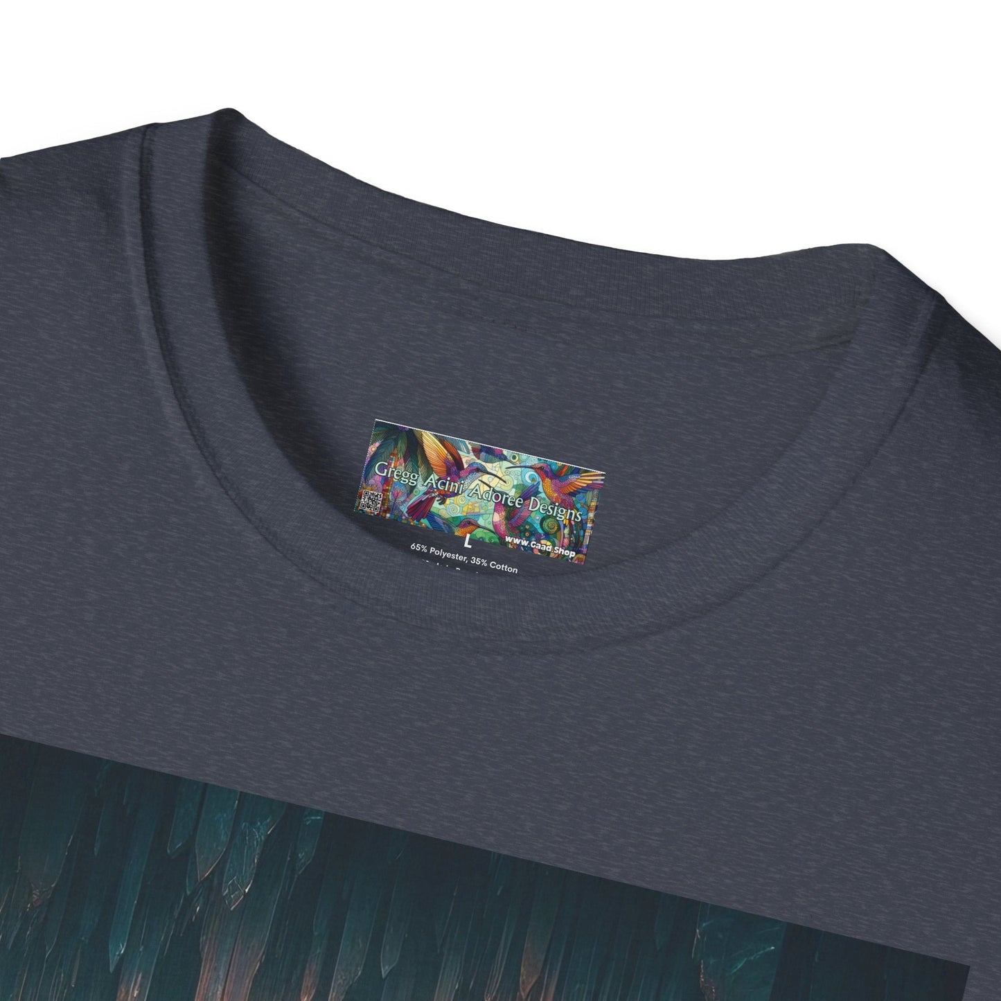 Cave Bats Unisex Softstyle T-Shirt - Soft & Stylish Graphic Tee - Gregg Acini Adoree Designs - T-Shirt