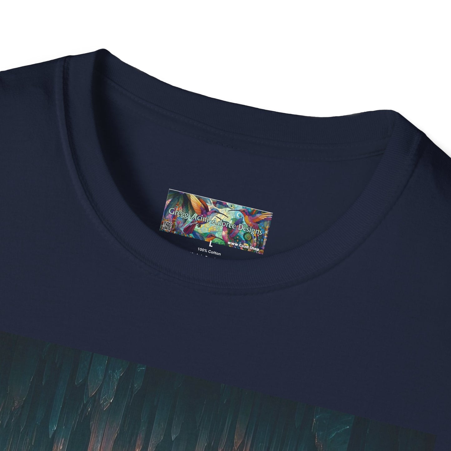 Cave Bats Unisex Softstyle T-Shirt - Soft & Stylish Graphic Tee - Gregg Acini Adoree Designs - T-Shirt
