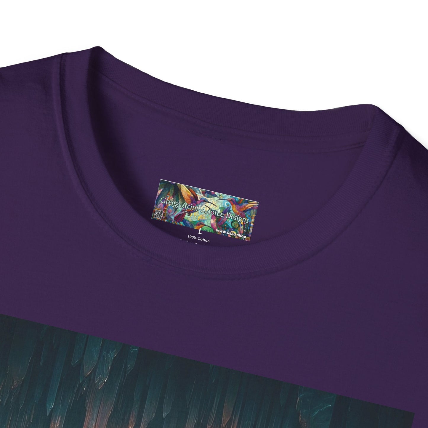Cave Bats Unisex Softstyle T-Shirt - Soft & Stylish Graphic Tee - Gregg Acini Adoree Designs - T-Shirt