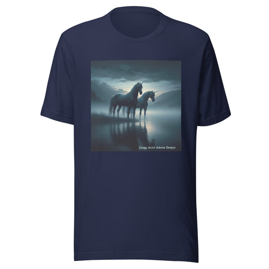 Dark Unicorns Unisex t-shirt by Gregg Acini Adoree Designs - Gregg Acini Adoree Designs - Tee Shirt