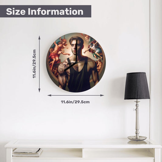 Decisions MDF Wall Clock (Made in USA) - Gregg Acini Adoree Designs - Wall Clock