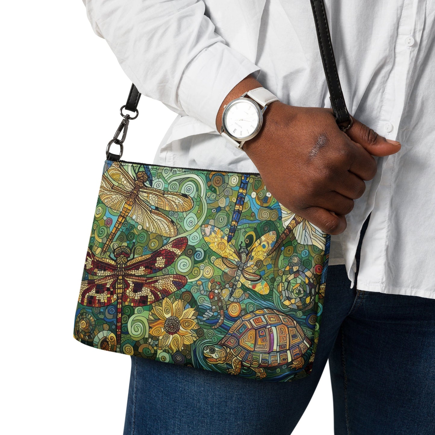 Dragonflies Crossbody bag - Gregg Acini Adoree Designs - Handbag