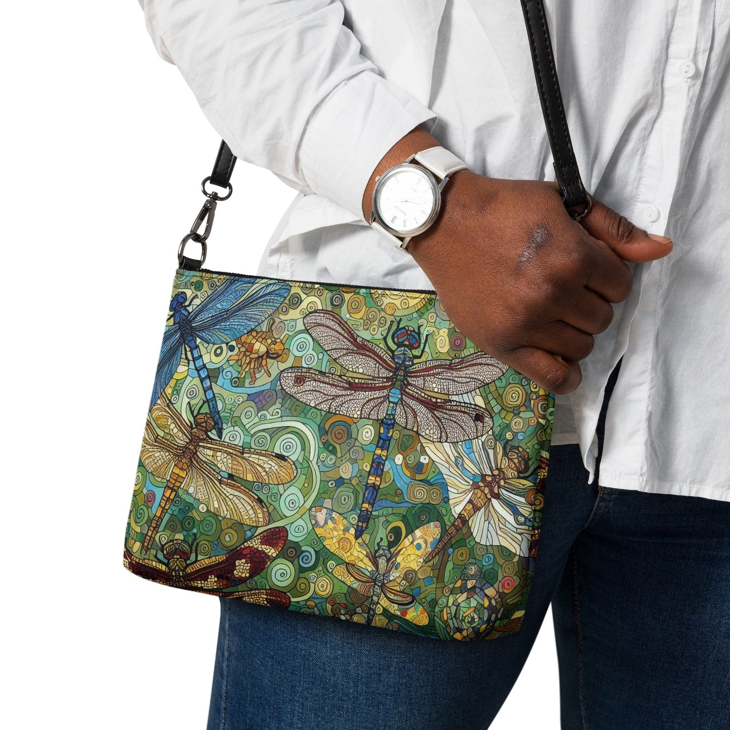 Dragonflies Crossbody bag - Gregg Acini Adoree Designs - Handbag