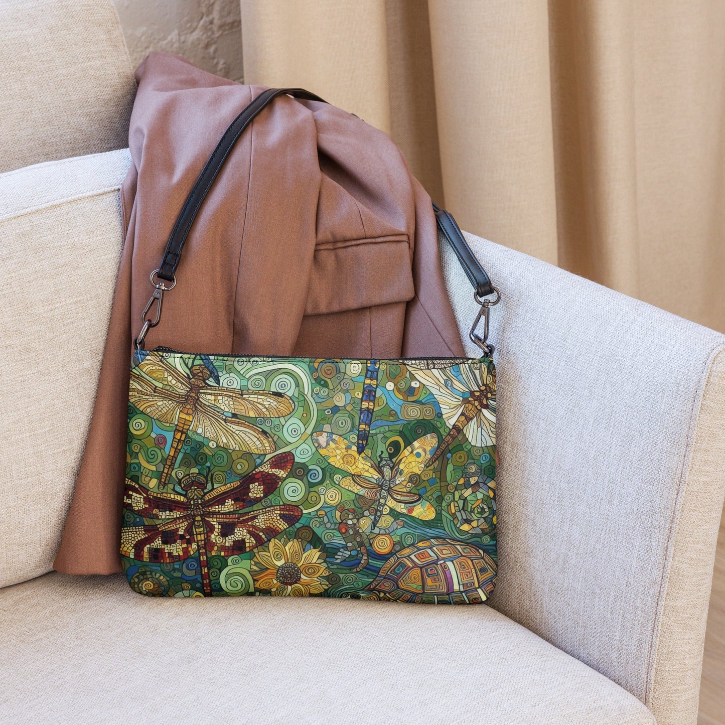 Dragonflies Crossbody bag - Gregg Acini Adoree Designs - Handbag