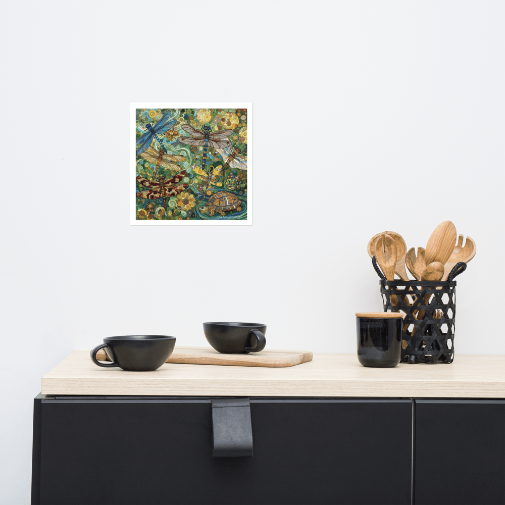 Dragonflies Photo paper poster - Gregg Acini Adoree Designs - Art