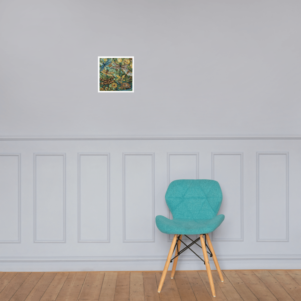 Dragonflies Photo paper poster - Gregg Acini Adoree Designs - Art