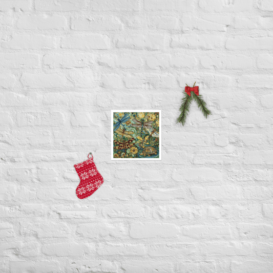 Dragonflies Photo paper poster - Gregg Acini Adoree Designs - Art