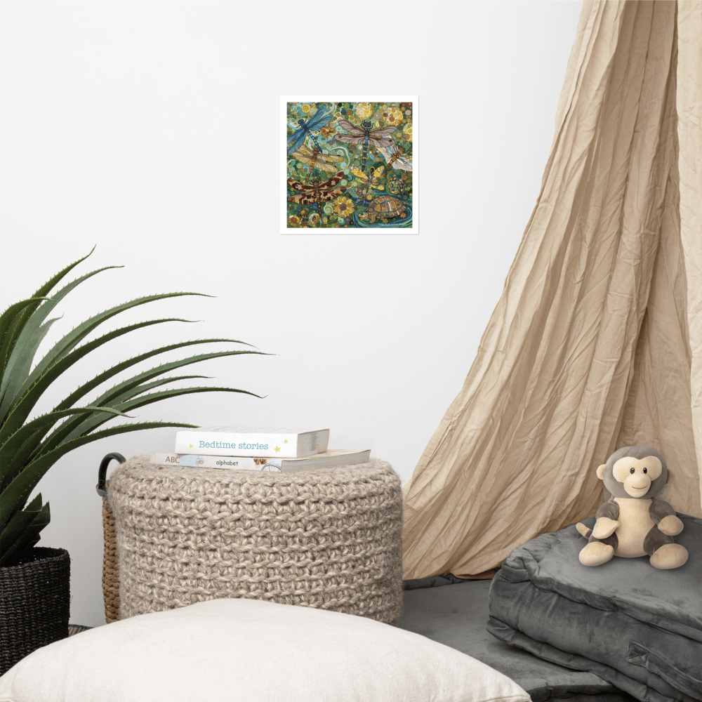 Dragonflies Photo paper poster - Gregg Acini Adoree Designs - Art