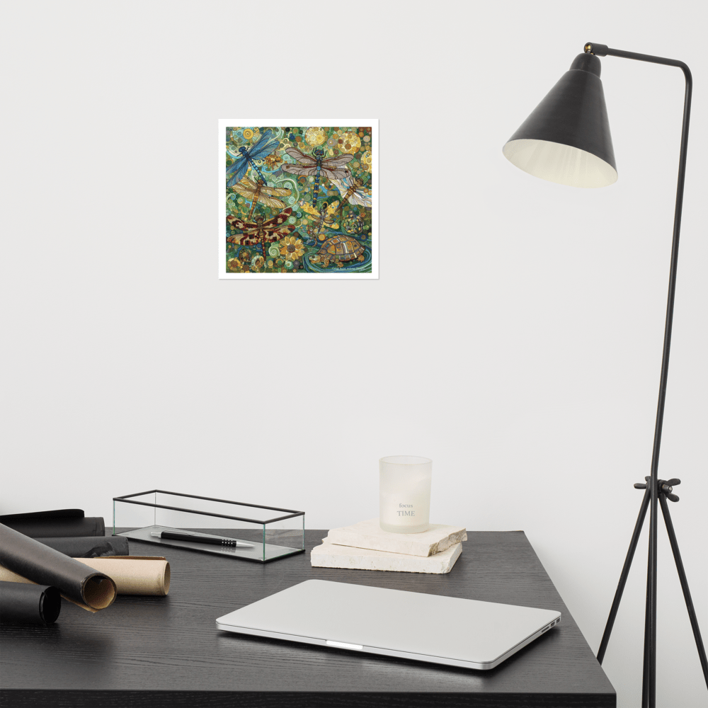 Dragonflies Photo paper poster - Gregg Acini Adoree Designs - Art