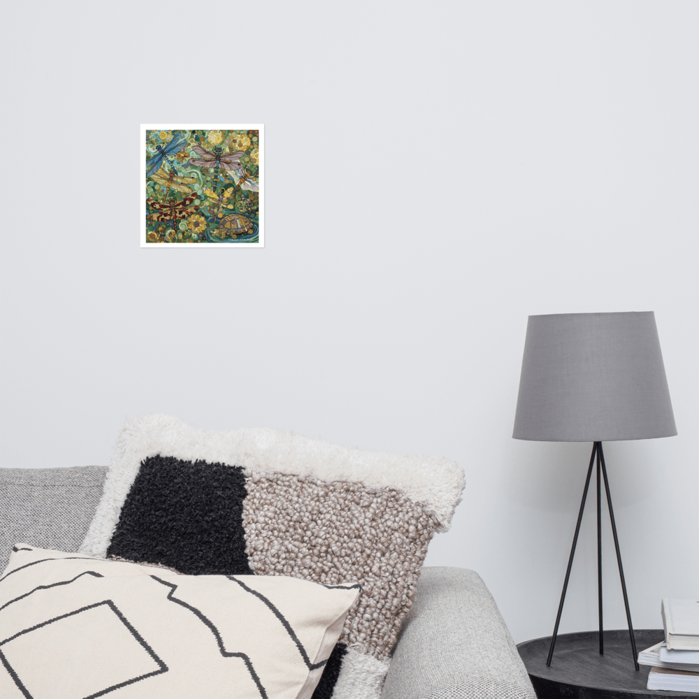 Dragonflies Photo paper poster - Gregg Acini Adoree Designs - Art