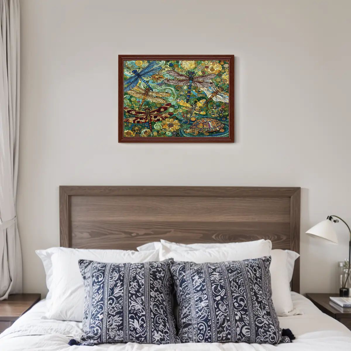 Dragonflies Wooden Jigsaw Puzzles 500 pcs - Gregg Acini Adoree Designs - Jigsaw Puzzle