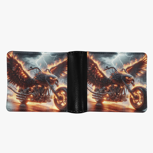 Eagle Motorcycle Bifold Wallet - Gregg Acini Adoree Designs - Wallets