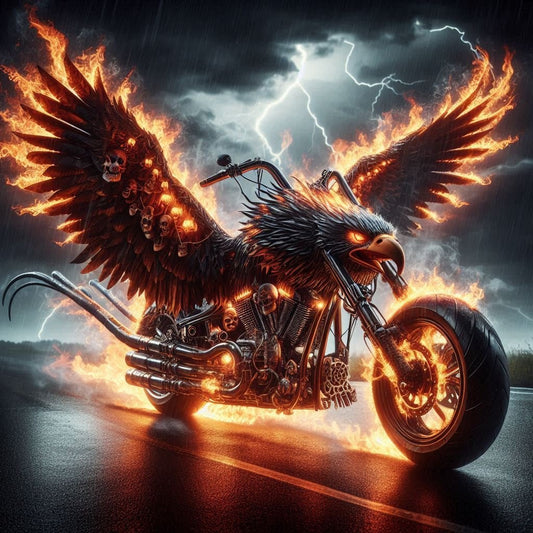 Eagle Motorcycle Study - Gregg Acini Adoree Designs -
