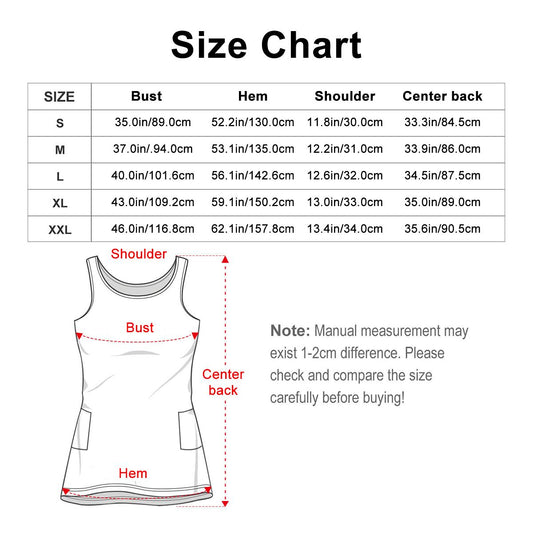 KL-Purple2 Women's Sleeveless Dress with Pockets