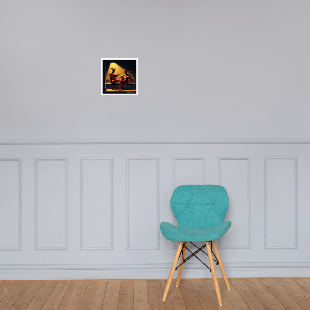 Fiend Friends Photo paper poster - Gregg Acini Adoree Designs - Poster