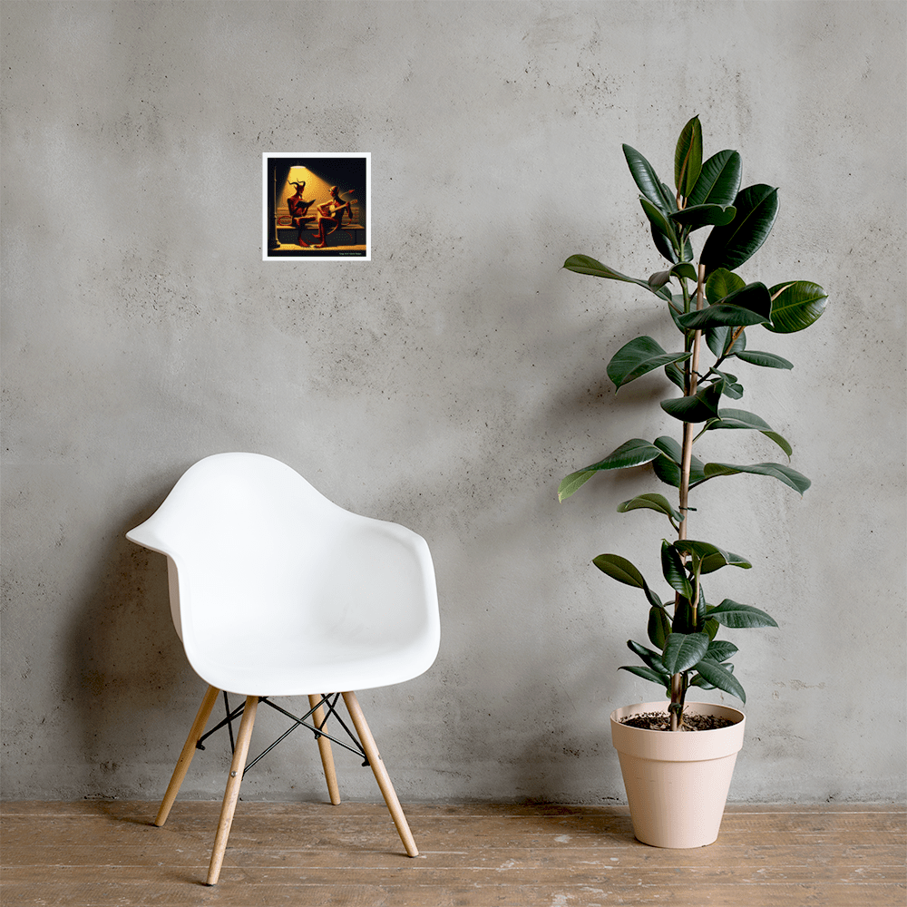 Fiend Friends Photo paper poster - Gregg Acini Adoree Designs - Poster