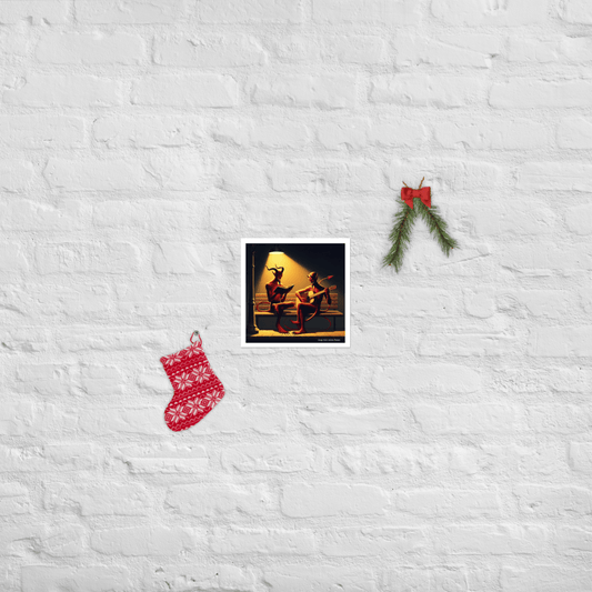 Fiend Friends Photo paper poster - Gregg Acini Adoree Designs - Poster