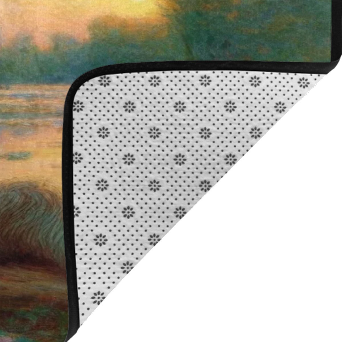 Flannel Non Slip Area Rug (Multiple Sizes) - Gregg Acini Adoree Designs - Rugs & Mats