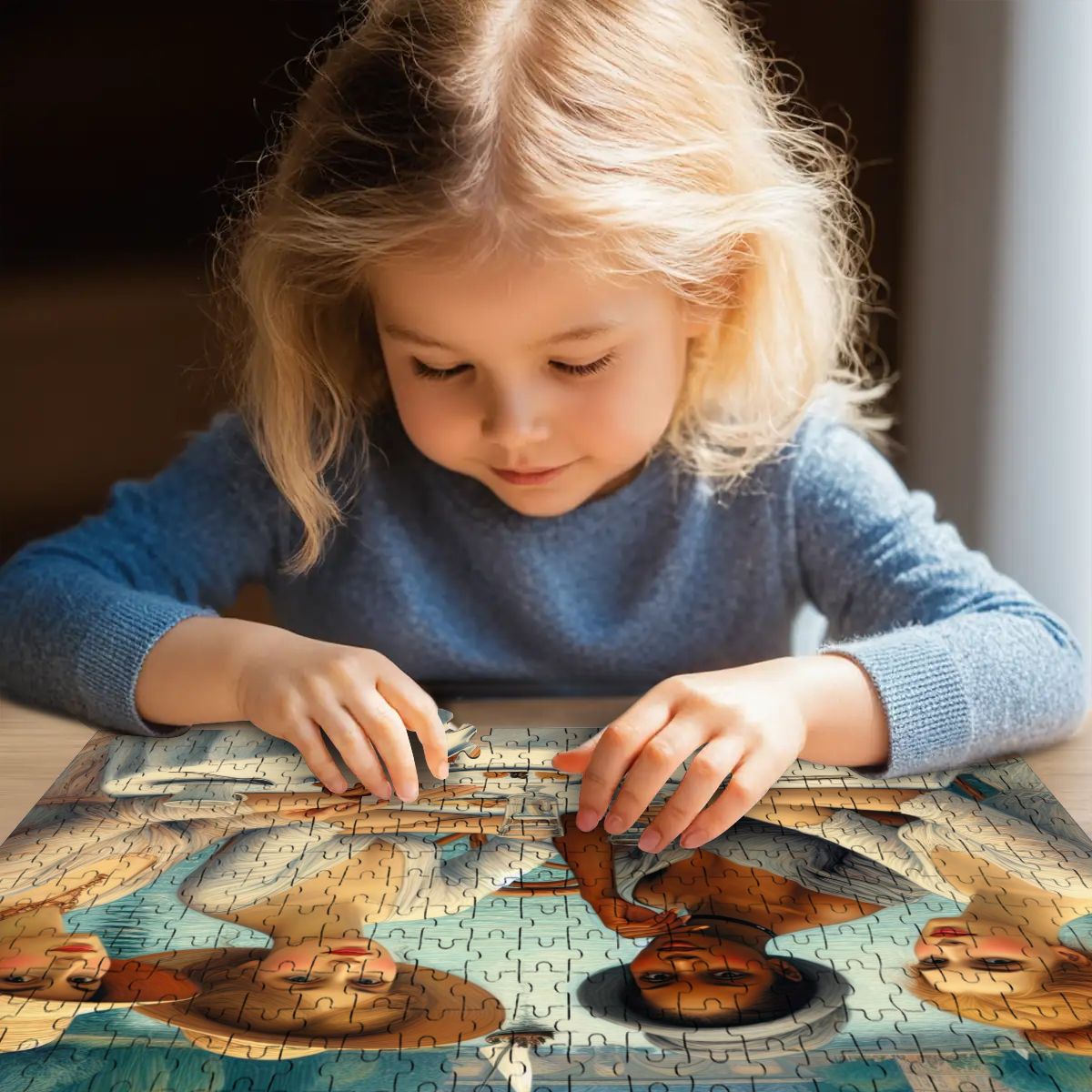 Florence is Late Wooden Jigsaw Puzzles 500 pcs - Gregg Acini Adoree Designs - Jigsaw Puzzle