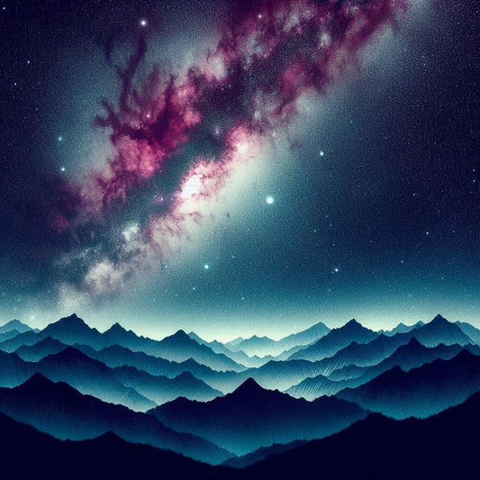 Galaxy Mountain Study - Gregg Acini Adoree Designs -